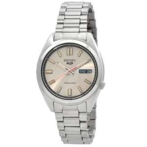 Home seiko 5 sports snxs automatic ivory dial men's watch srpk91k1