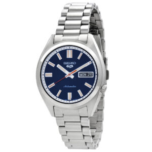 Home seiko 5 sports snxs automatic navy dial men's watch srpk87k1