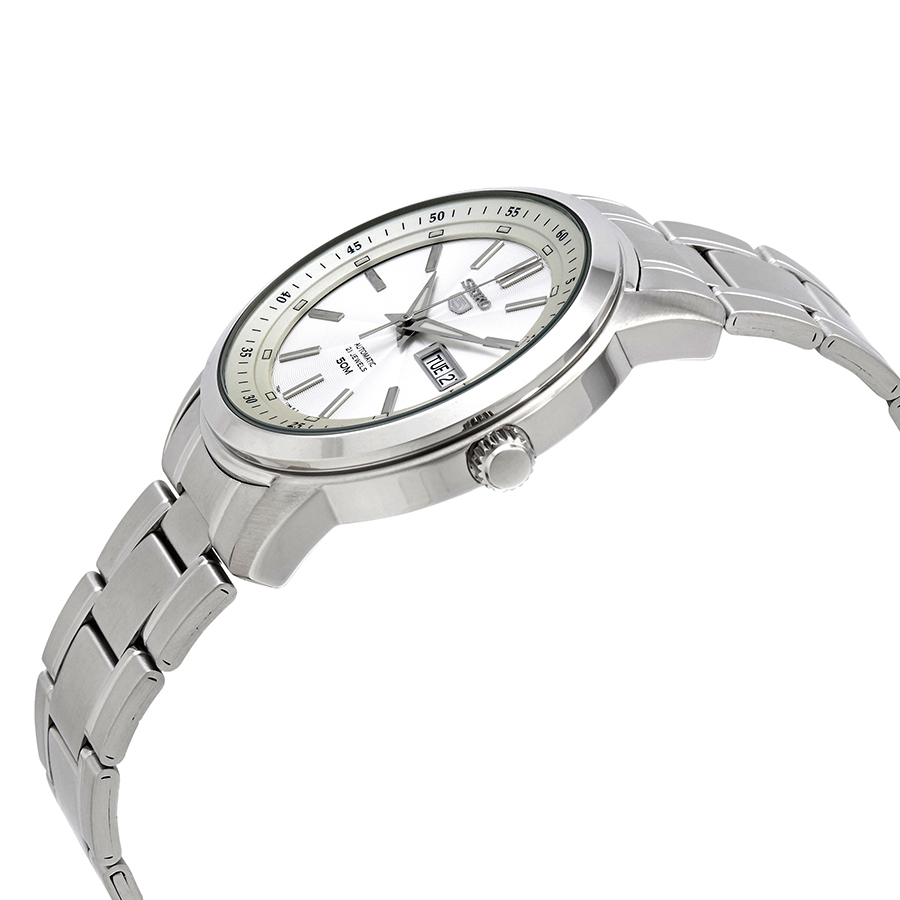 seiko 5 automatic white dial men's watch snkm83k1 seiko 5 automatic white dial men's watch snkm83k1