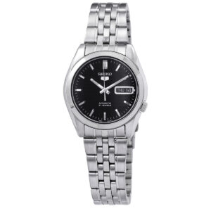 Витрина seiko automatic black dial men's watch snk361k1