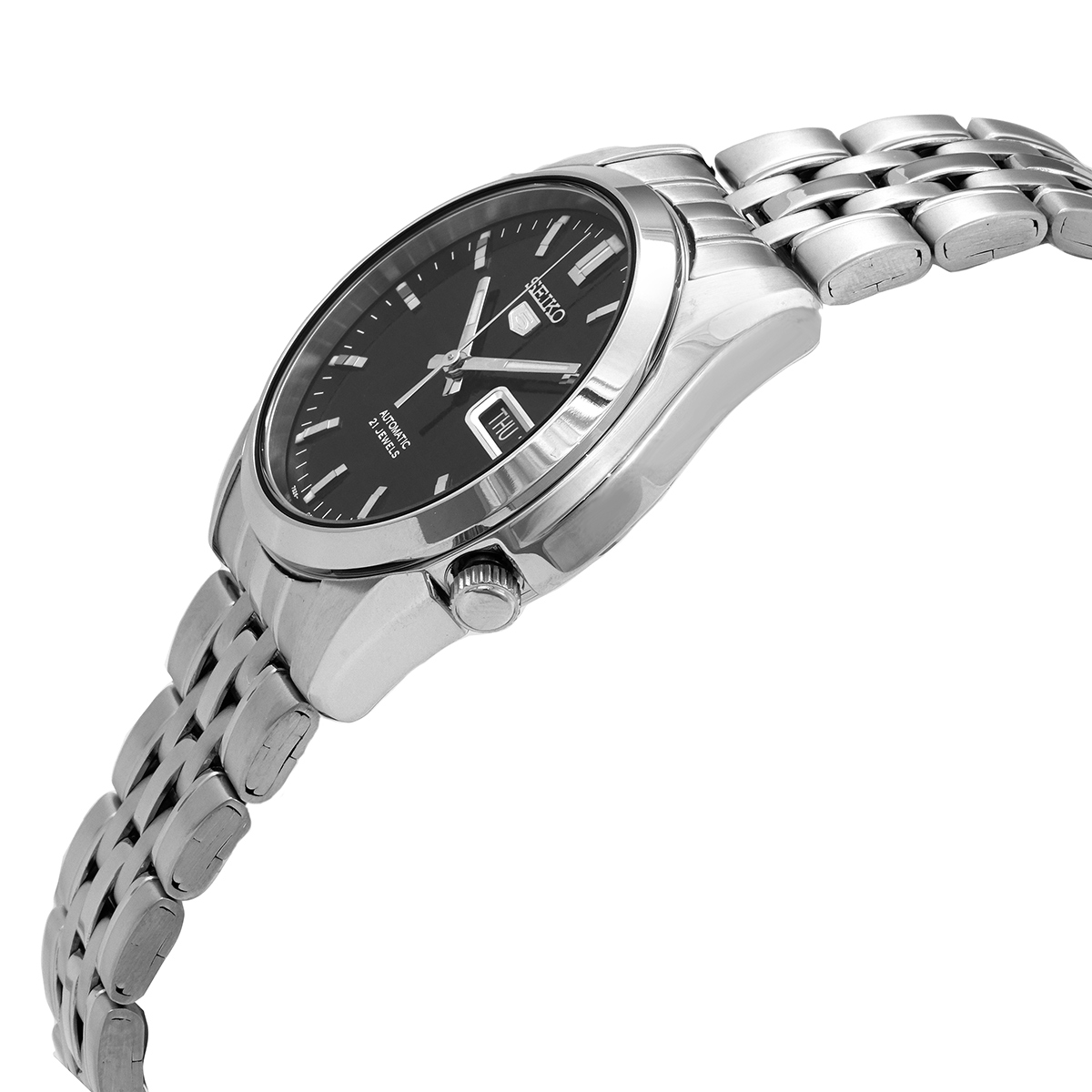 seiko automatic black dial men's watch snk361k1 seiko automatic black dial men's watch snk361k1