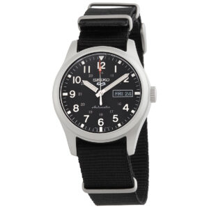Витрина seiko automatic black dial men's watch srpg37k1