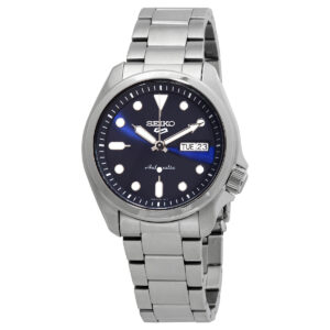 Home seiko 5 sports automatic blue dial men's watch srpe53k1