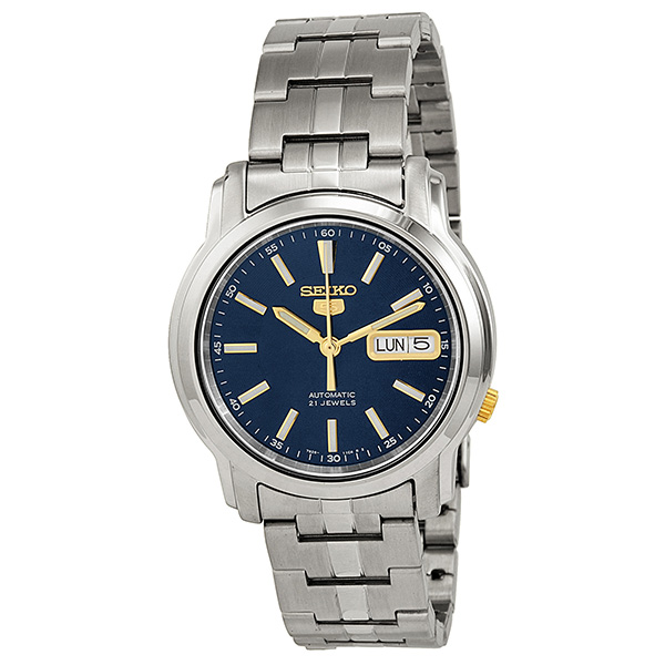 seiko blue dial stainless steel men's watch snkl79 seiko blue dial stainless steel men's watch snkl79