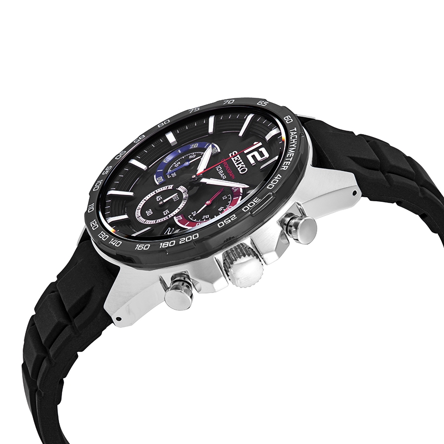 seiko essentials chronograph quartz black dial men's watch ssb347 seiko essentials chronograph quartz black dial men's watch ssb347