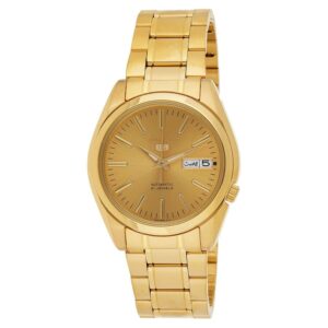 Витрина seiko classic automatic gold dial men's watch snkl48k1