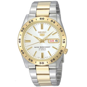 Витрина seiko classic automatic white dial men's watch snke04k1