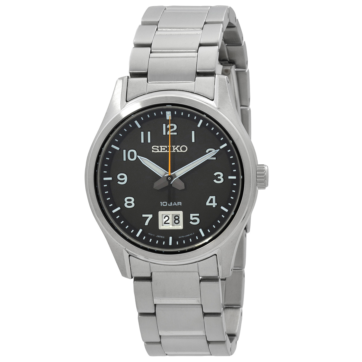 seiko classic quartz black dial men's watch sur569p1 seiko classic quartz black dial men's watch sur569p1
