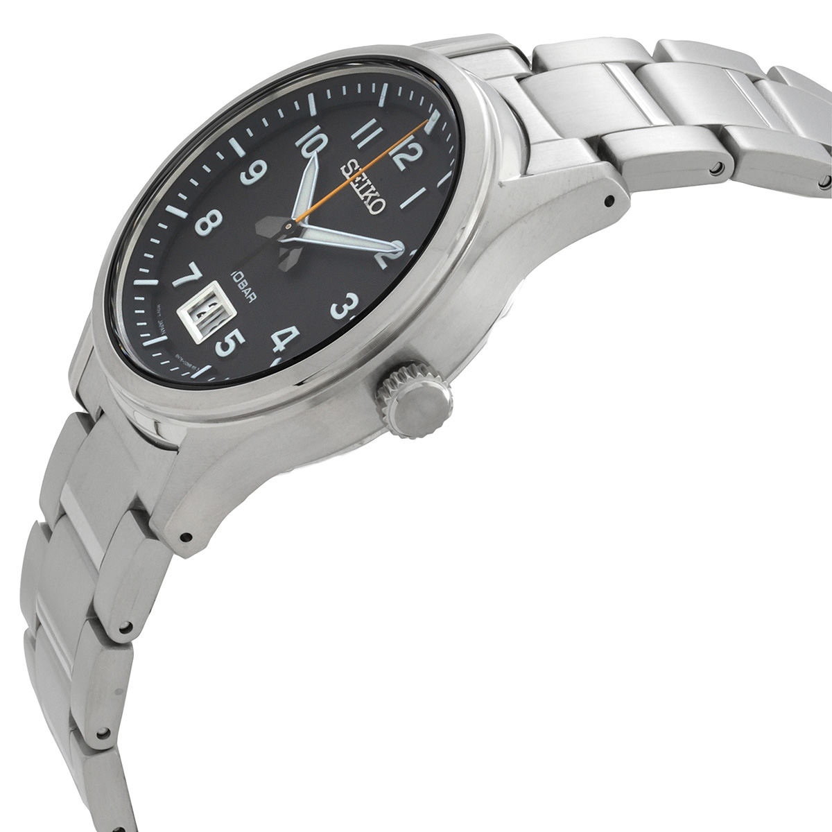 seiko classic quartz black dial men's watch sur569p1 seiko classic quartz black dial men's watch sur569p1