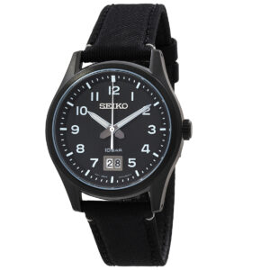Home seiko classic quartz black dial men's watch sur571p1