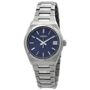 Витрина seiko essentials quartz blue dial ladies watch sur575p1