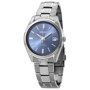 Витрина seiko essentials quartz blue dial men's watch sur371