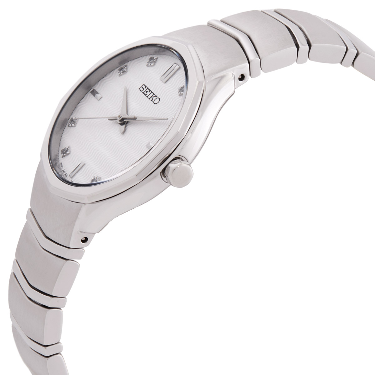 seiko classic quartz crystal white dial ladies watch sur615p1 seiko classic quartz crystal white dial ladies watch sur615p1
