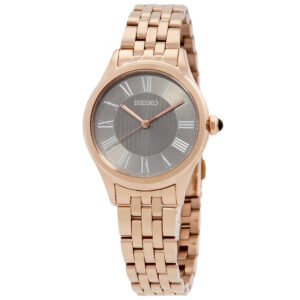 Витрина seiko classic quartz grey dial ladies watch sur614p1