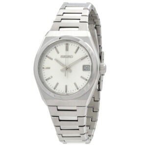 Витрина seiko classic quartz white dial ladies watch sur573p1