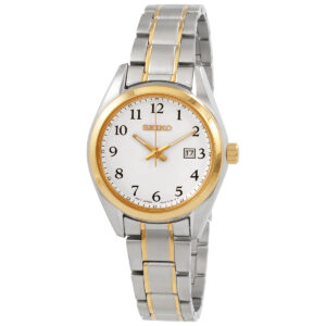 Витрина seiko core quartz white dial ladies watch sur466p1