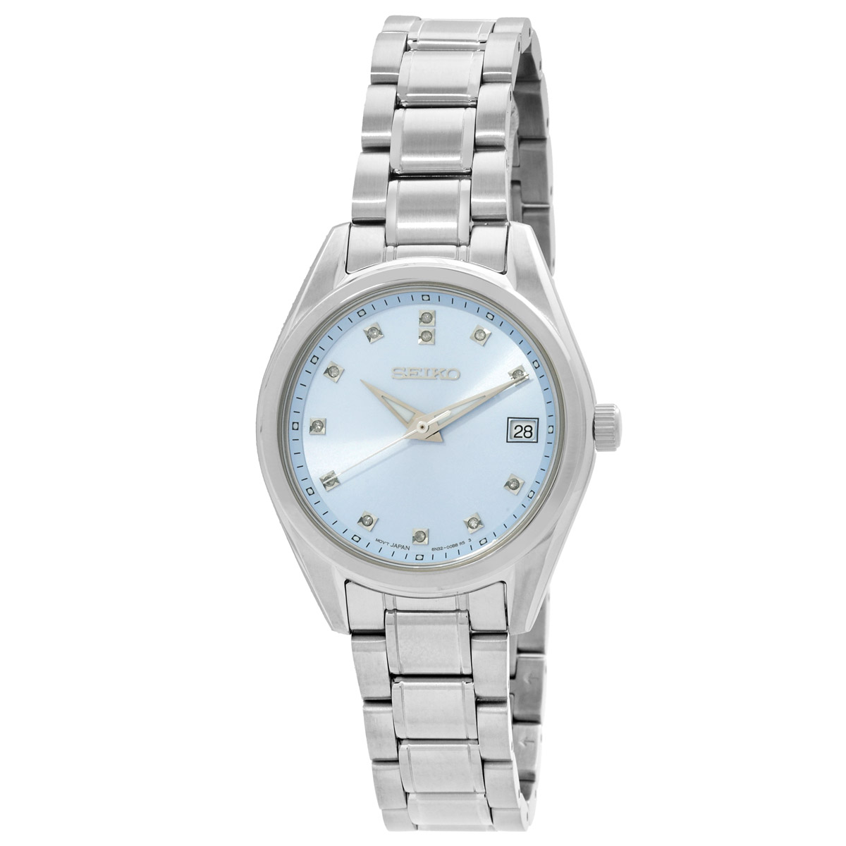 seiko diamonds quartz blue dial ladies watch sur581p1 seiko diamonds quartz blue dial ladies watch sur581p1