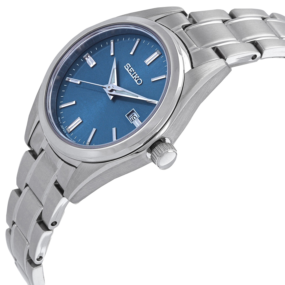seiko essentials quartz blue dial ladies watch sur531 seiko essentials quartz blue dial ladies watch sur531