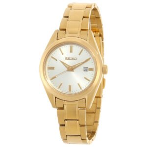 Витрина seiko essentials quartz silver dial ladies watch sur632