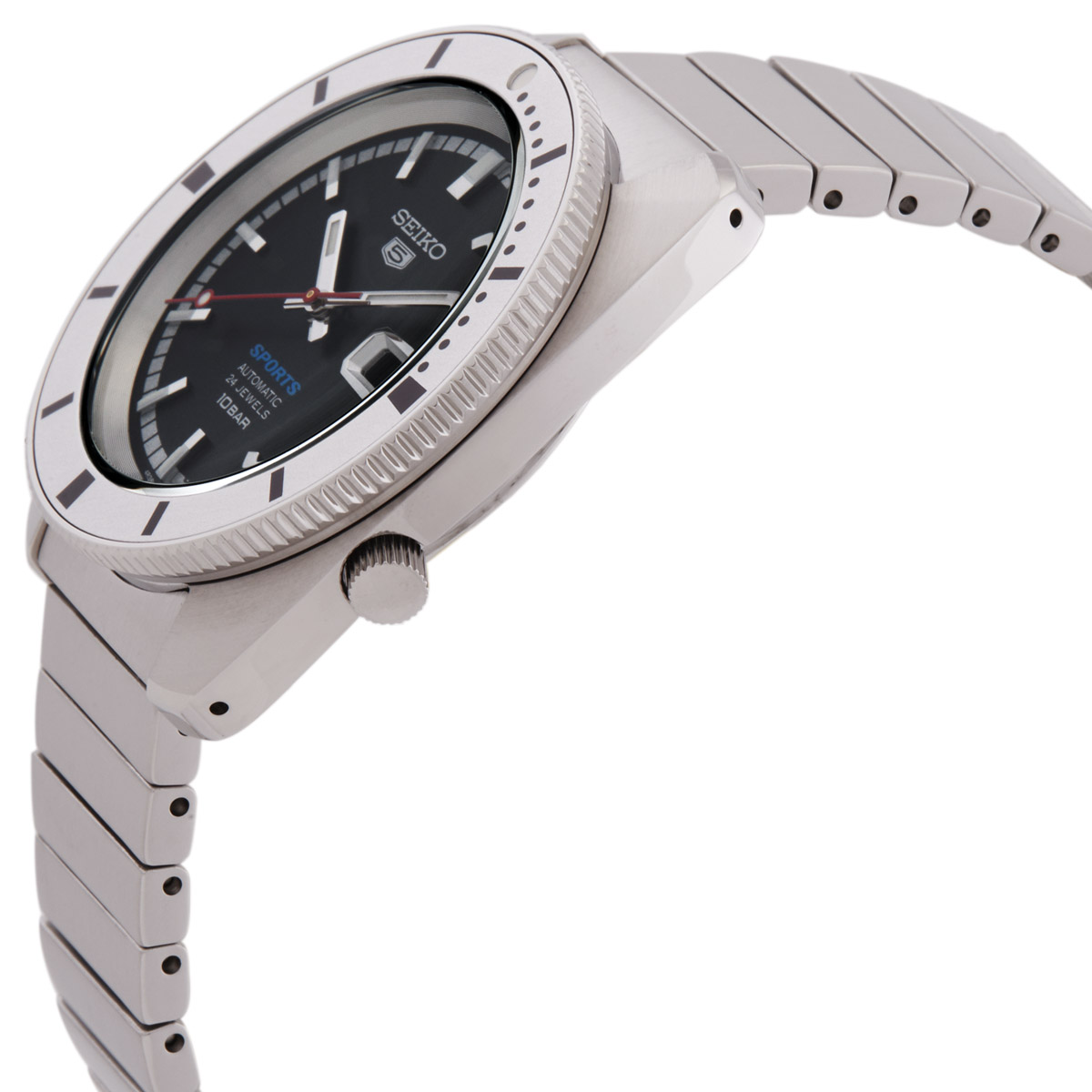 seiko limited edition 5 sports automatic black dial watch srpl05k1 seiko limited edition 5 sports automatic black dial watch srpl05k1