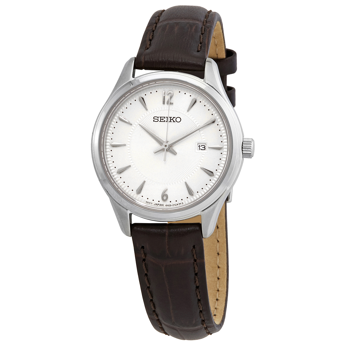 seiko essentials noble quartz silver dial ladies watch sur427 seiko essentials noble quartz silver dial ladies watch sur427