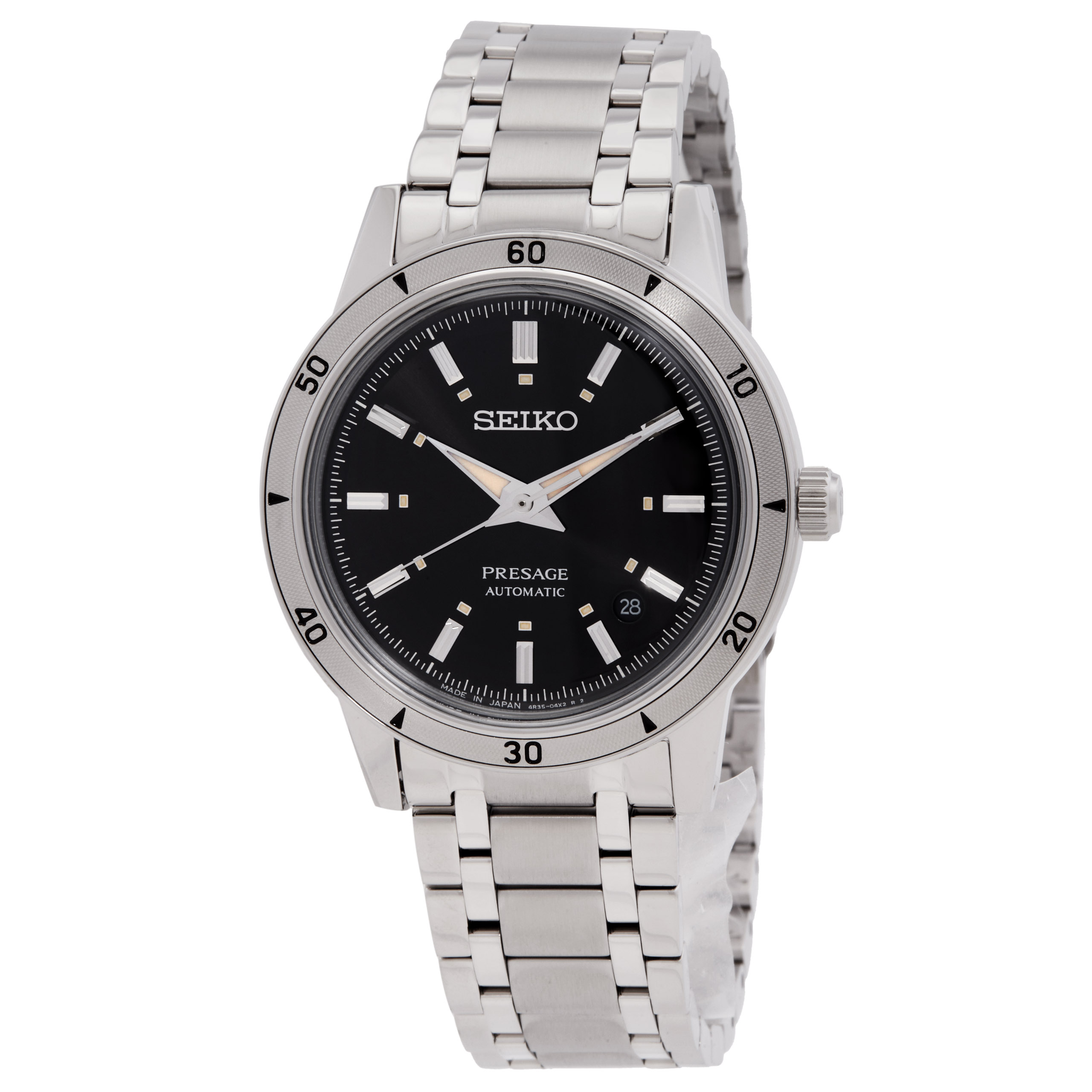 seiko presage automatic black dial men's watch srpl09j1 seiko presage automatic black dial men's watch srpl09j1