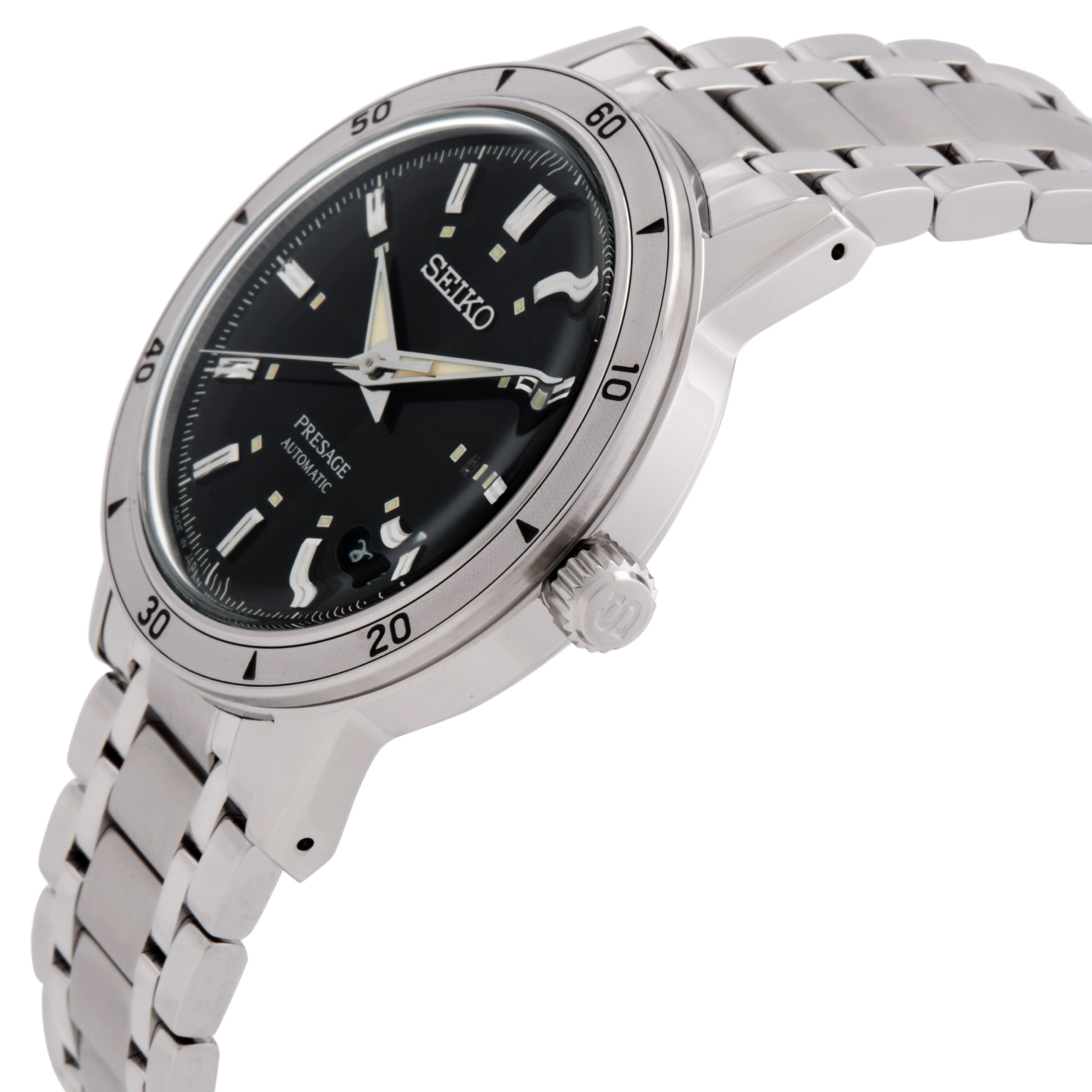seiko presage automatic black dial men's watch srpl09j1 seiko presage automatic black dial men's watch srpl09j1