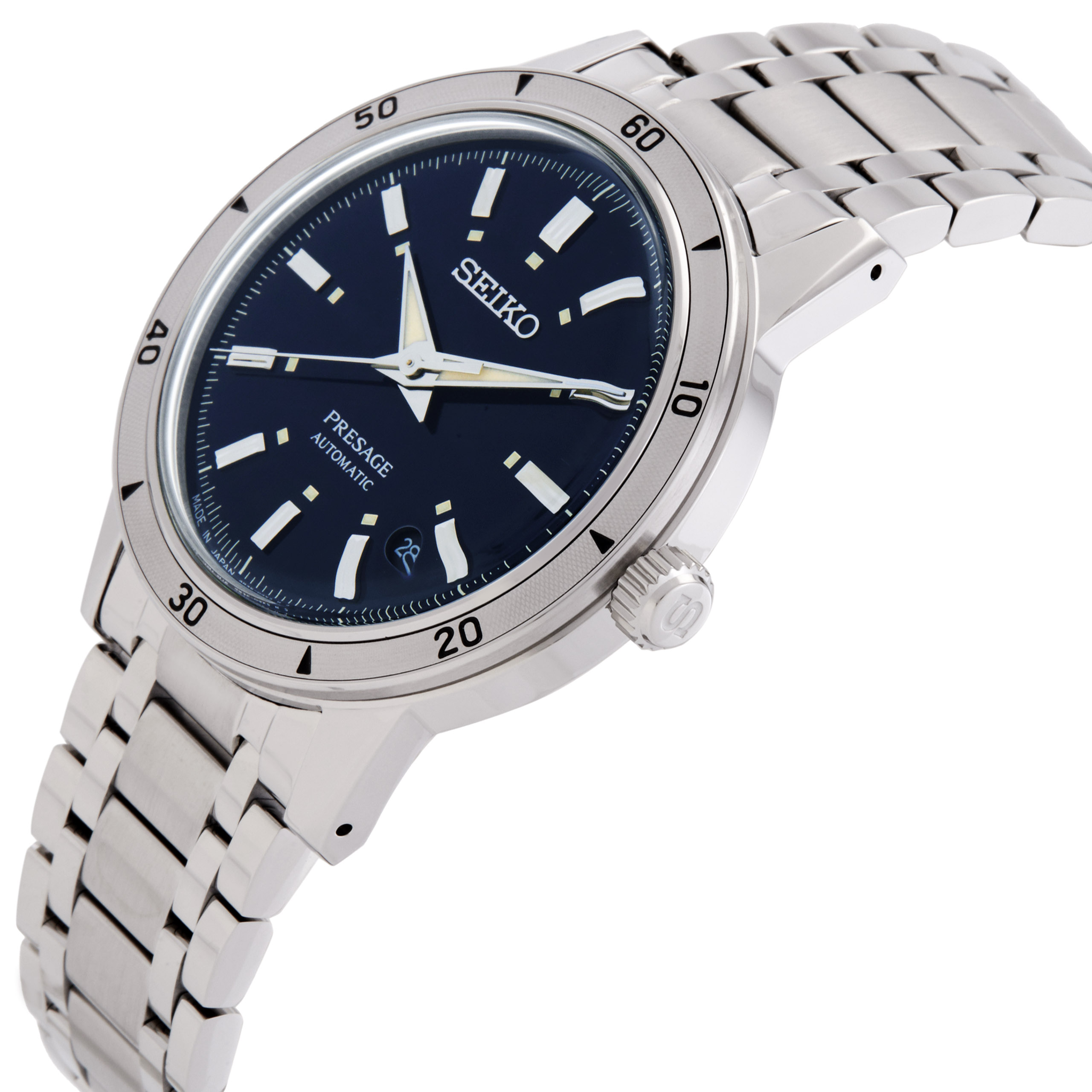 seiko presage automatic blue dial men's watch srpl07j1 seiko presage automatic blue dial men's watch srpl07j1
