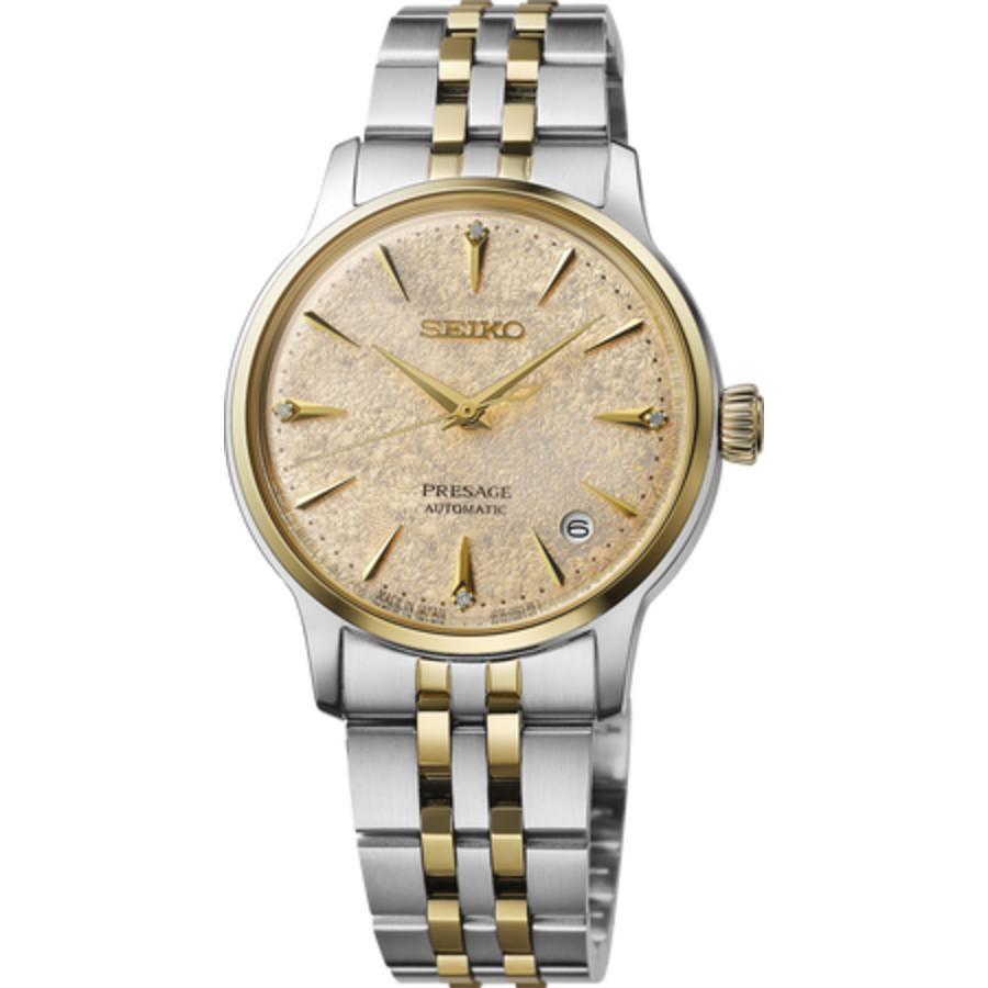 seiko presage automatic champagne dial ladies watch srpl64j1 seiko presage automatic champagne dial ladies watch srpl64j1