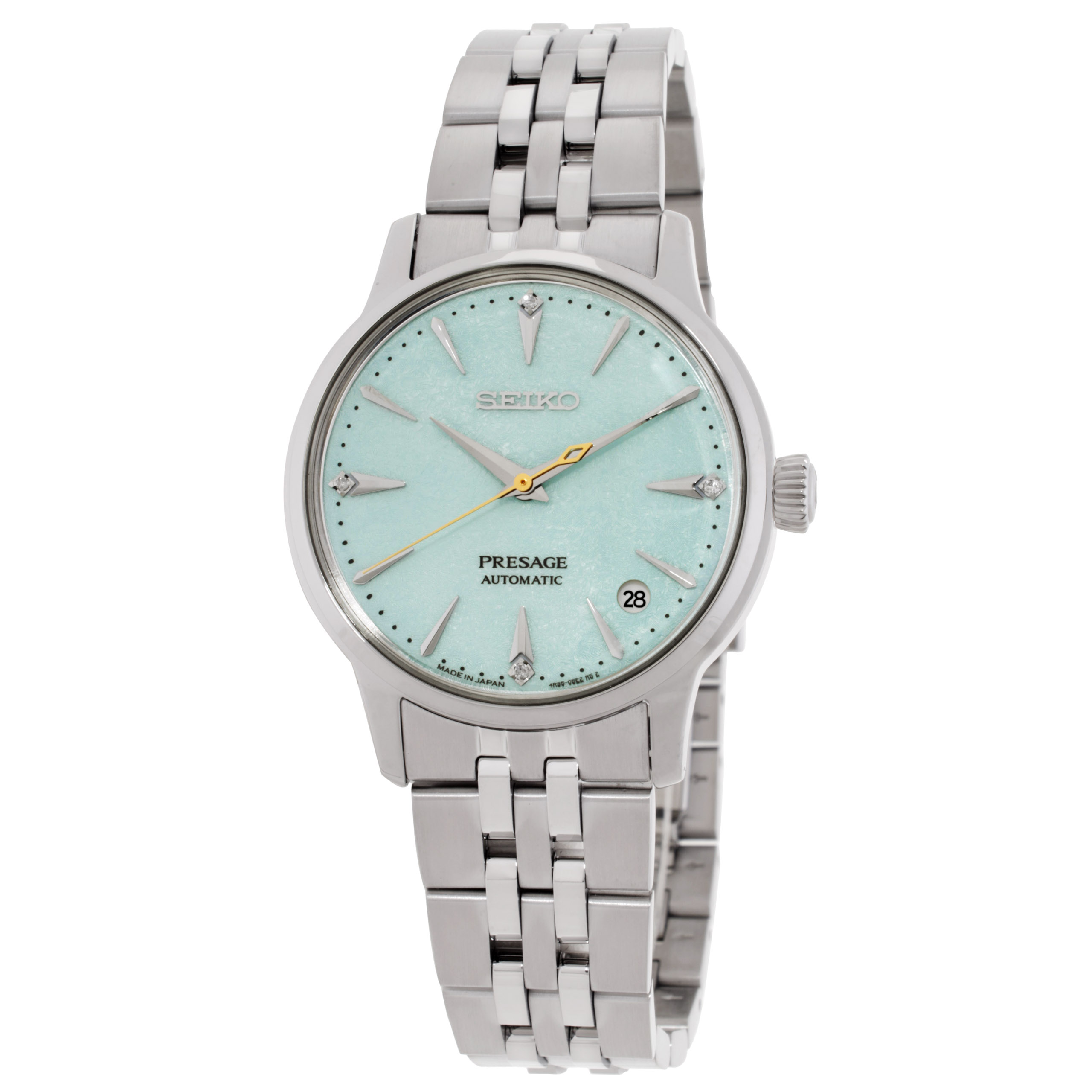 seiko presage automatic ladies light green dial watch srpl63j1 seiko presage automatic ladies light green dial watch srpl63j1