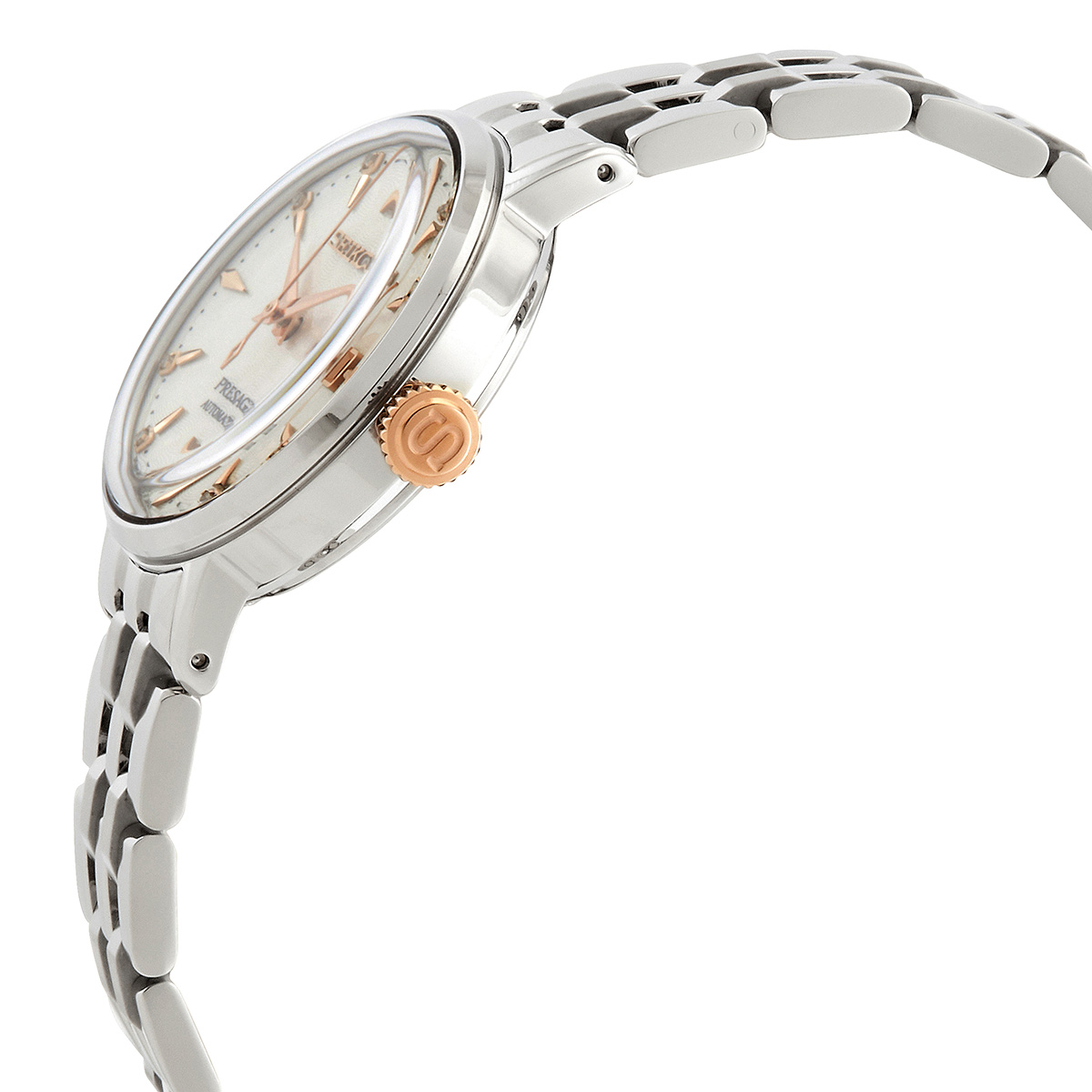 seiko presage cocktail automatic diamond white dial ladies watch sre009j1 seiko presage cocktail automatic diamond white dial ladies watch sre009j1