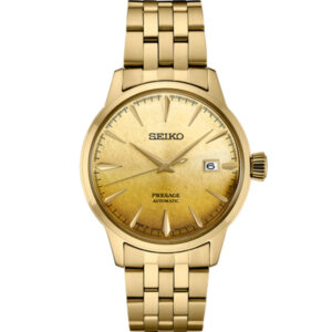 Витрина seiko presage gold tone dial men's watch srpk46
