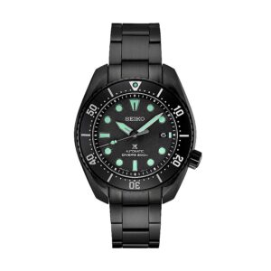 Витрина seiko prospex automatic black dial men's watch spb433