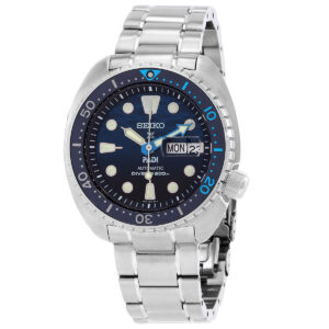 Витрина seiko prospex sea gmt automatic blue dial men's watch srpk01