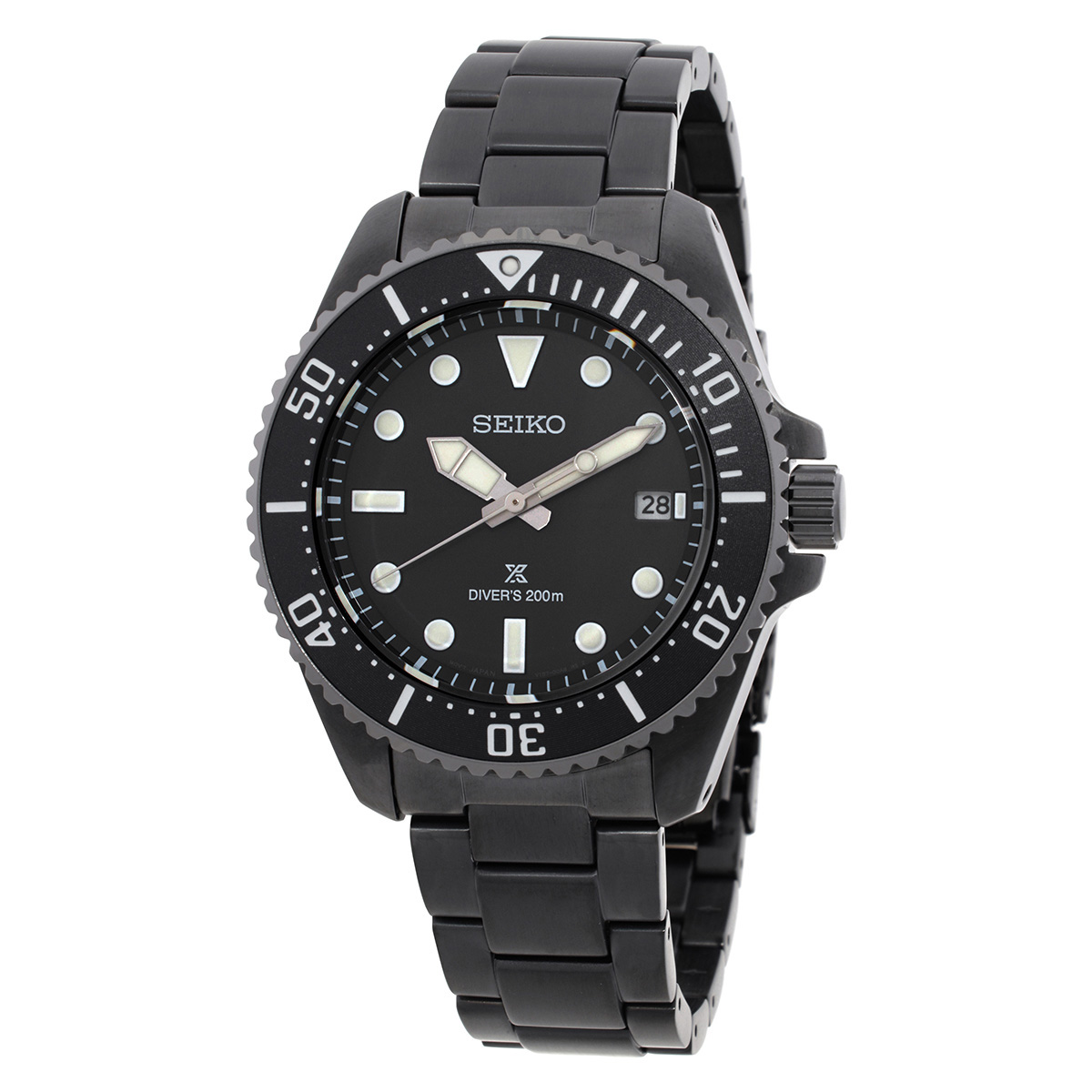 seiko prospex solar black dial men's watch sne599 seiko prospex solar black dial men's watch sne599