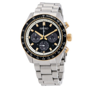Home seiko prospex speedtimer chronograph black dial men's watch ssc941p1