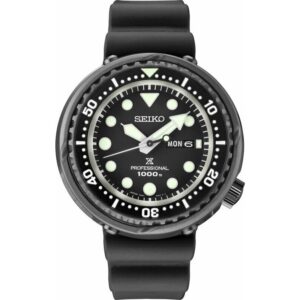 Витрина seiko prospex tuna quartz black dial men's watch s23631