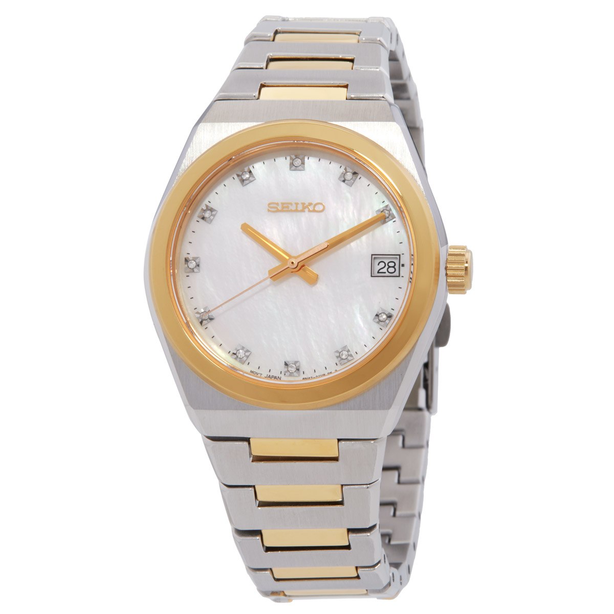 seiko quartz white mother of pearl dial ladies watch sur604p1 seiko quartz white mother of pearl dial ladies watch sur604p1