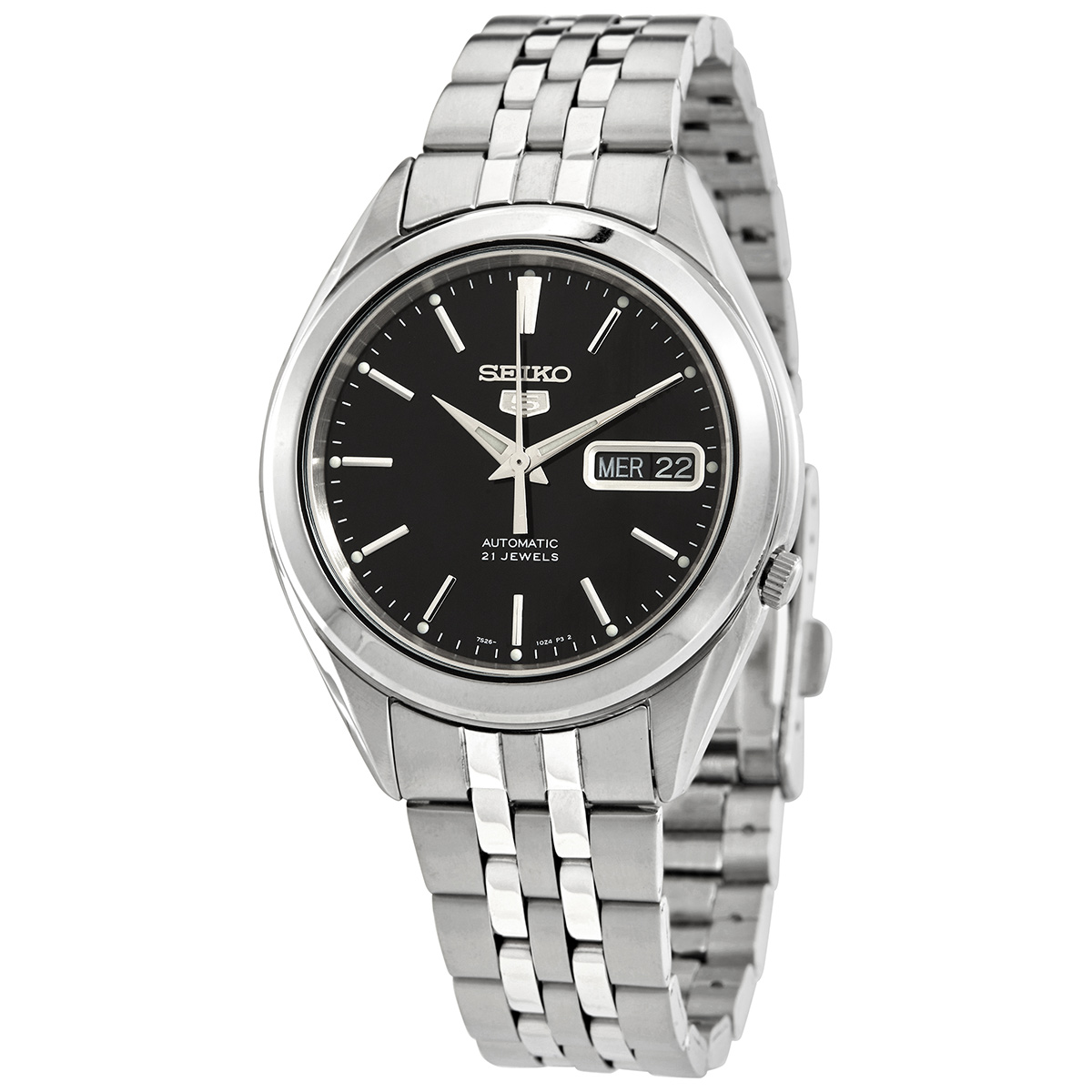 seiko 5 automatic black dial men's watch snkl23k1 seiko 5 automatic black dial men's watch snkl23k1