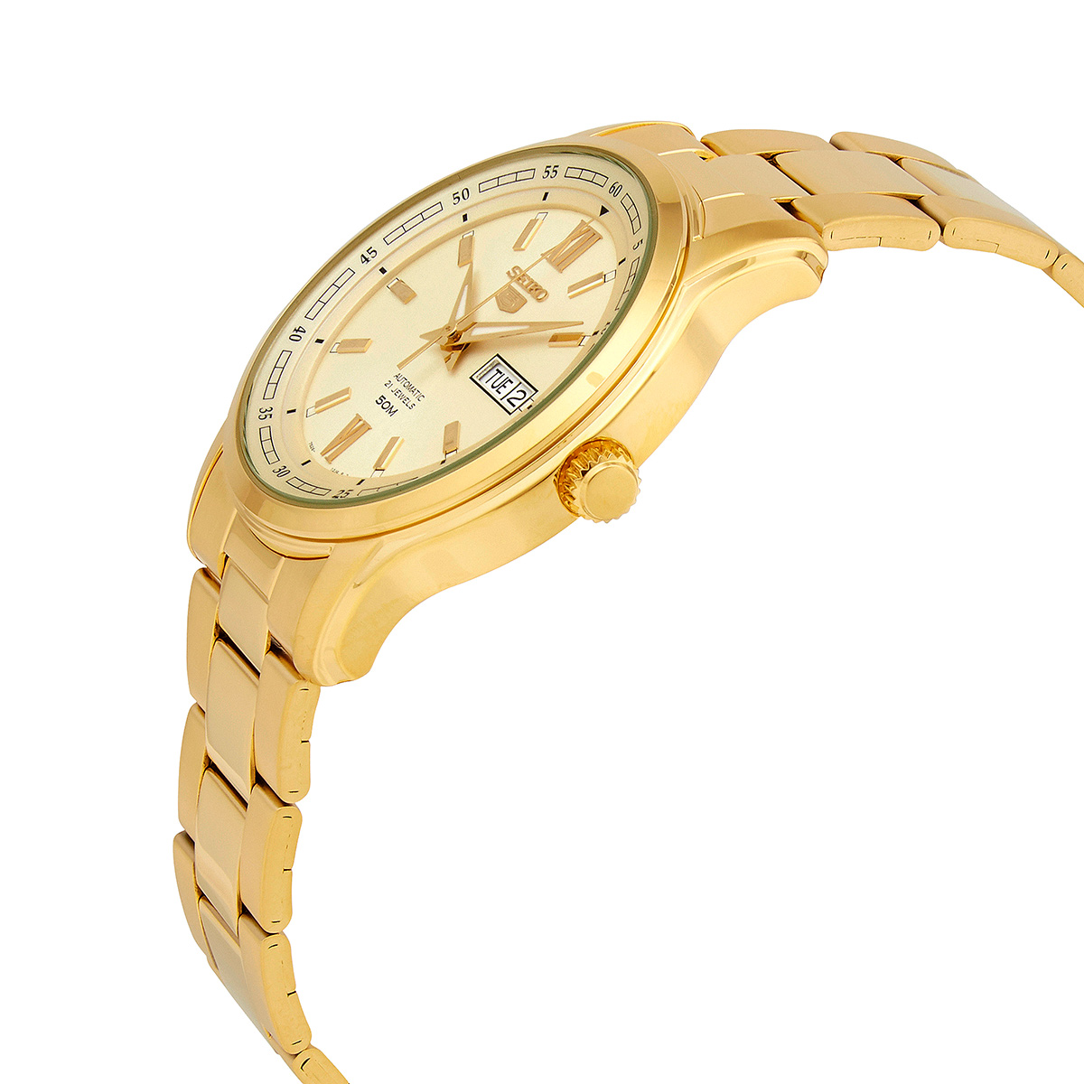 seiko 5 automatic champagne dial men's watch snkp20k1s seiko 5 automatic champagne dial men's watch snkp20k1s
