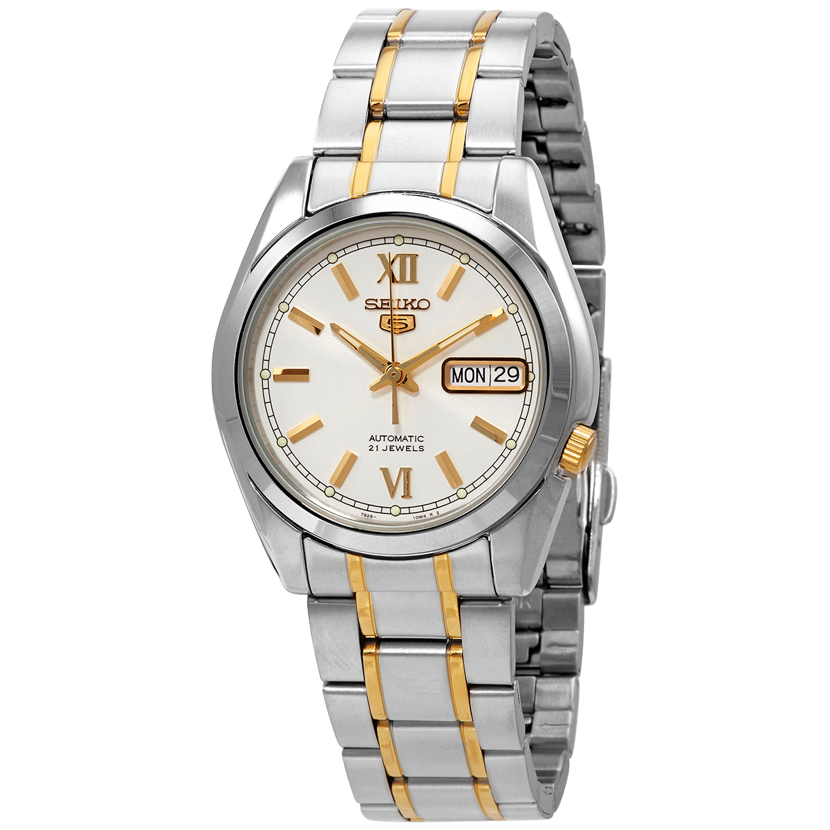 seiko 5 automatic silver dial men's watch snkl57 seiko 5 automatic silver dial men's watch snkl57