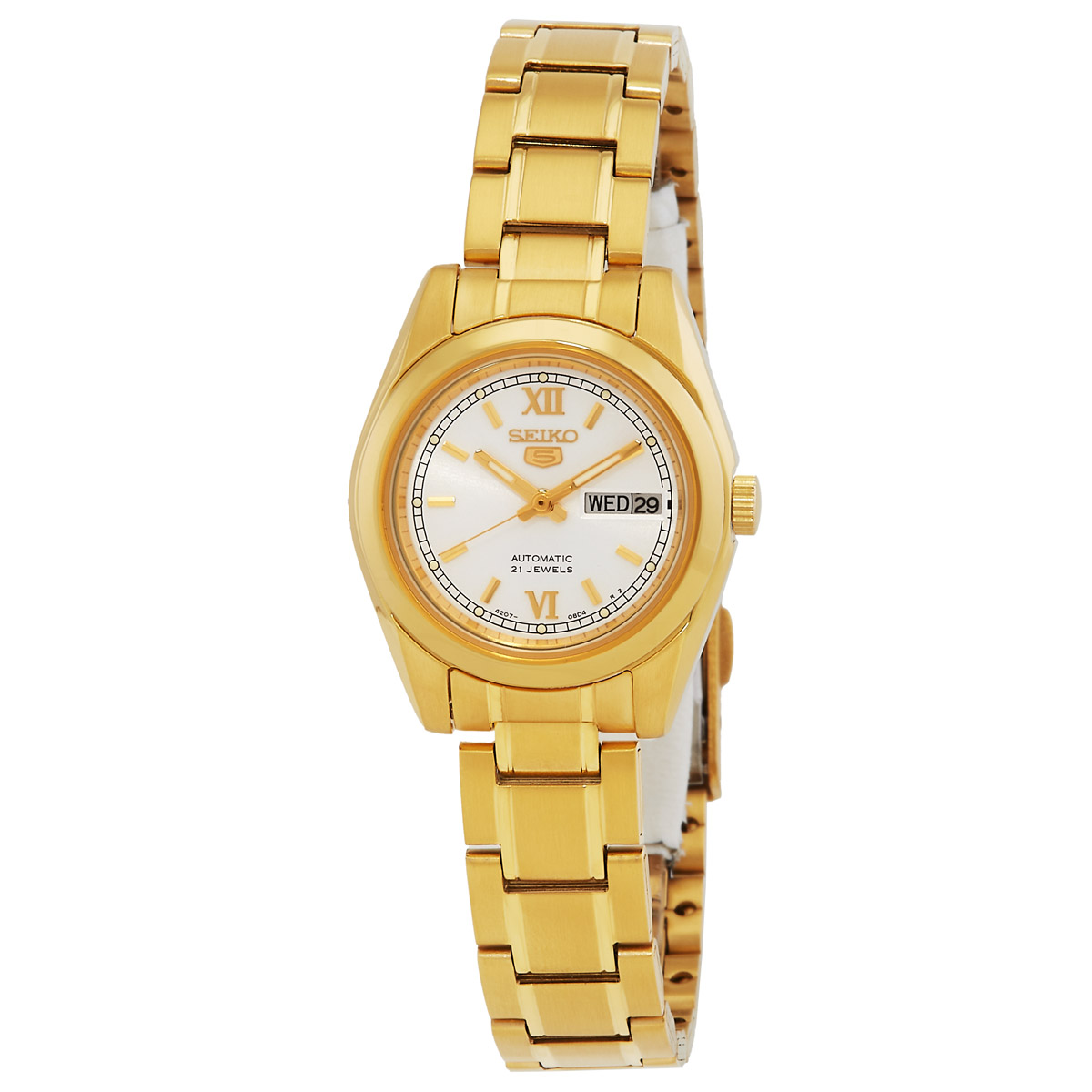 seiko seiko 5 automatic white dial ladies watch symk30k1 seiko seiko 5 automatic white dial ladies watch symk30k1