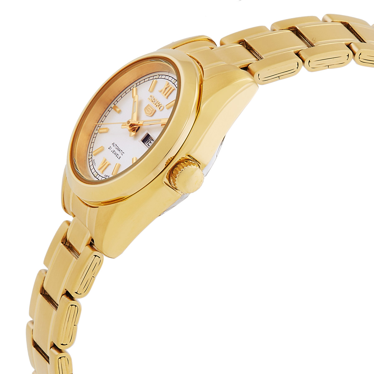 seiko seiko 5 automatic white dial ladies watch symk30k1 seiko seiko 5 automatic white dial ladies watch symk30k1