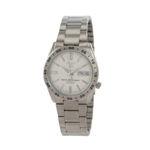 Home seiko 5 automatic white dial men's watch snkd97j1