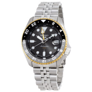 Витрина seiko seiko 5 gmt automatic analog digital grey dial men's watch ssk021