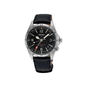 Витрина seiko seiko prospex luxe alpinist gmt automatic black dial men's watch spb379