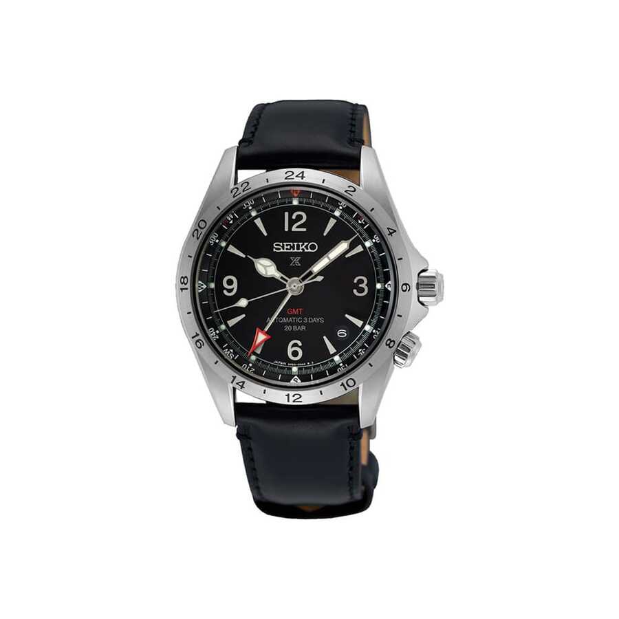 seiko seiko prospex luxe alpinist gmt automatic black dial men's watch spb379 seiko seiko prospex luxe alpinist gmt automatic black dial men's watch spb379