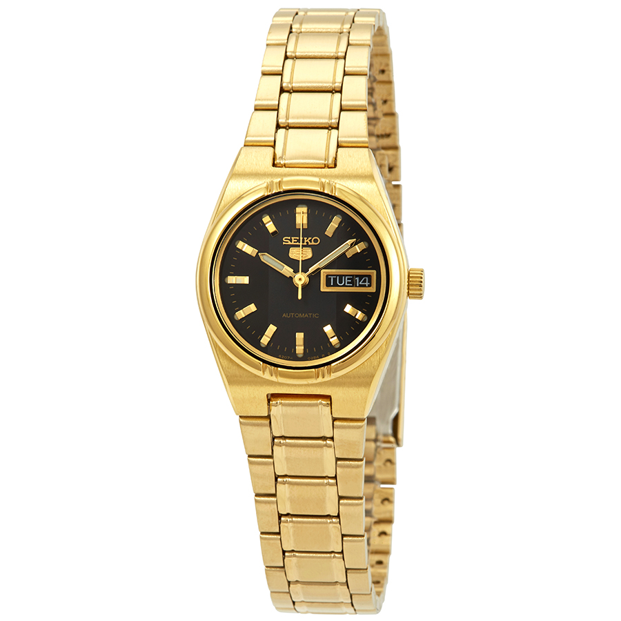 seiko series 5 automatic black dial ladies watch sym602 seiko series 5 automatic black dial ladies watch sym602