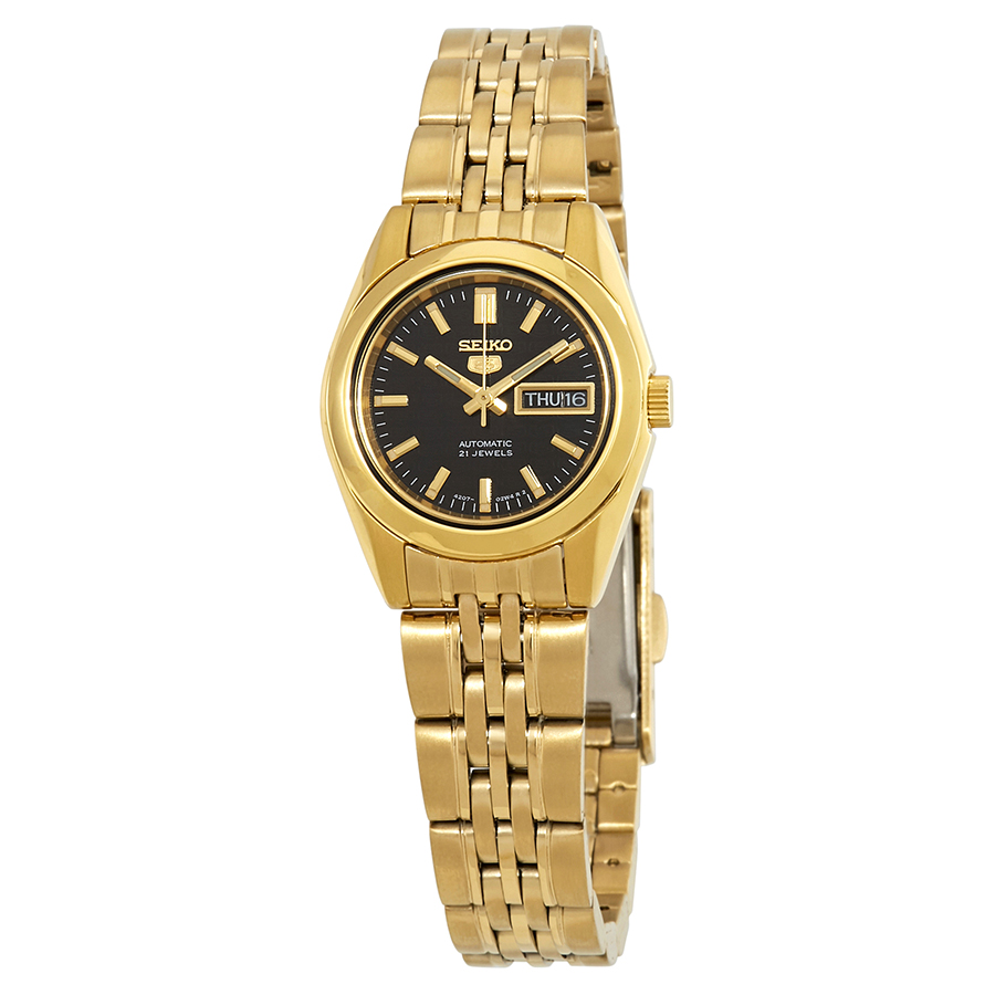 seiko series 5 automatic black dial ladies watch syma40 seiko series 5 automatic black dial ladies watch syma40