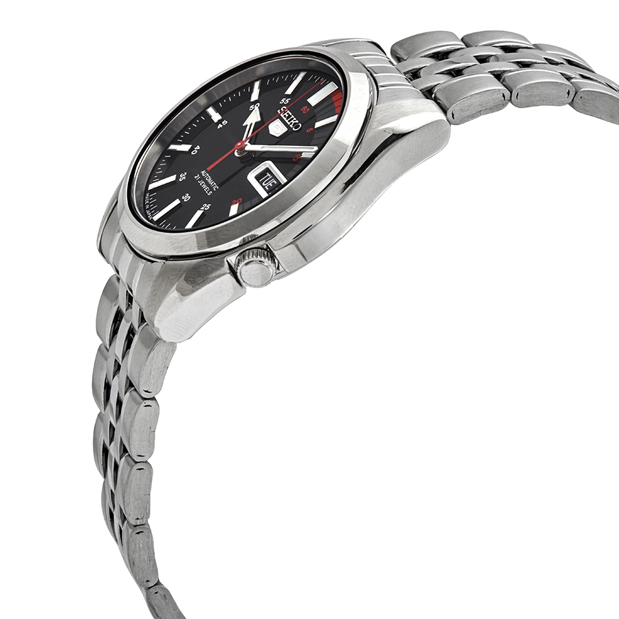 seiko series 5 automatic black dial men's watch snk375j1 seiko series 5 automatic black dial men's watch snk375j1